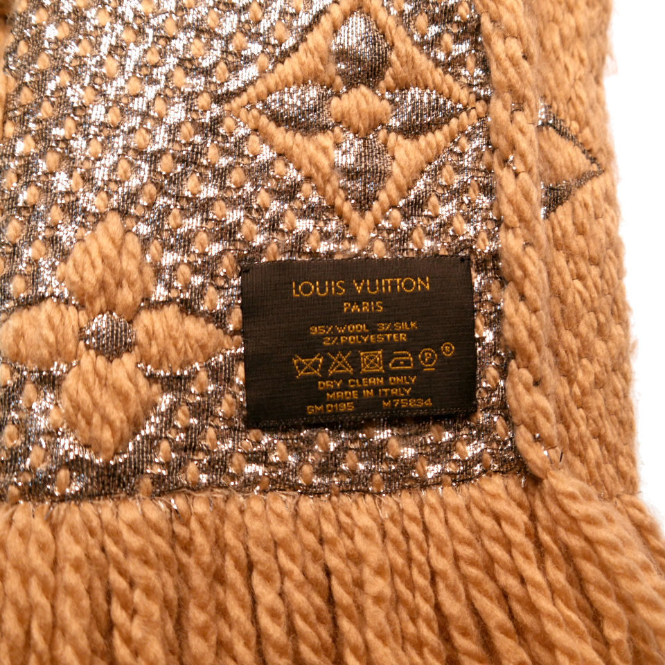 Original Louis Vuitton Schal Logomania Shine - gebraucht