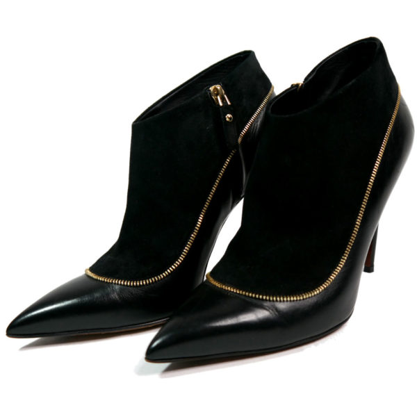 Louis Vuitton Pumps Schwarz-Gold – Bild 8