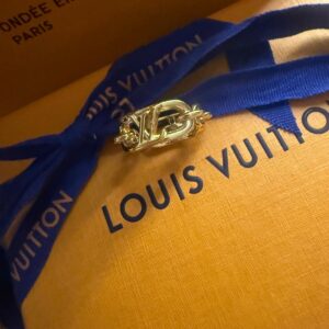 LOUIS VUITTON RING LV CHAIN DORE